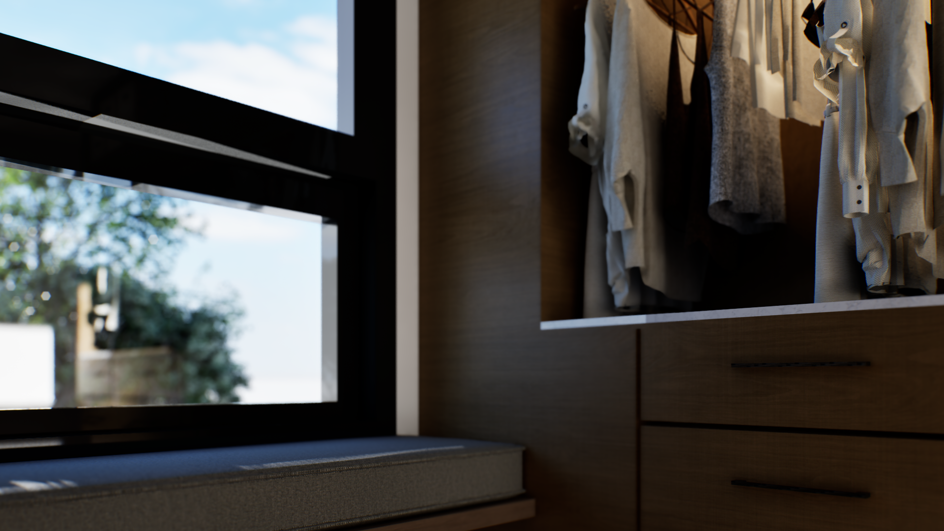Ventana de PVC con Apertura Proyectante para Walk-in Closet: Ventilación Controlada y Máxima Luz sin Humedad imagen carrusel 5