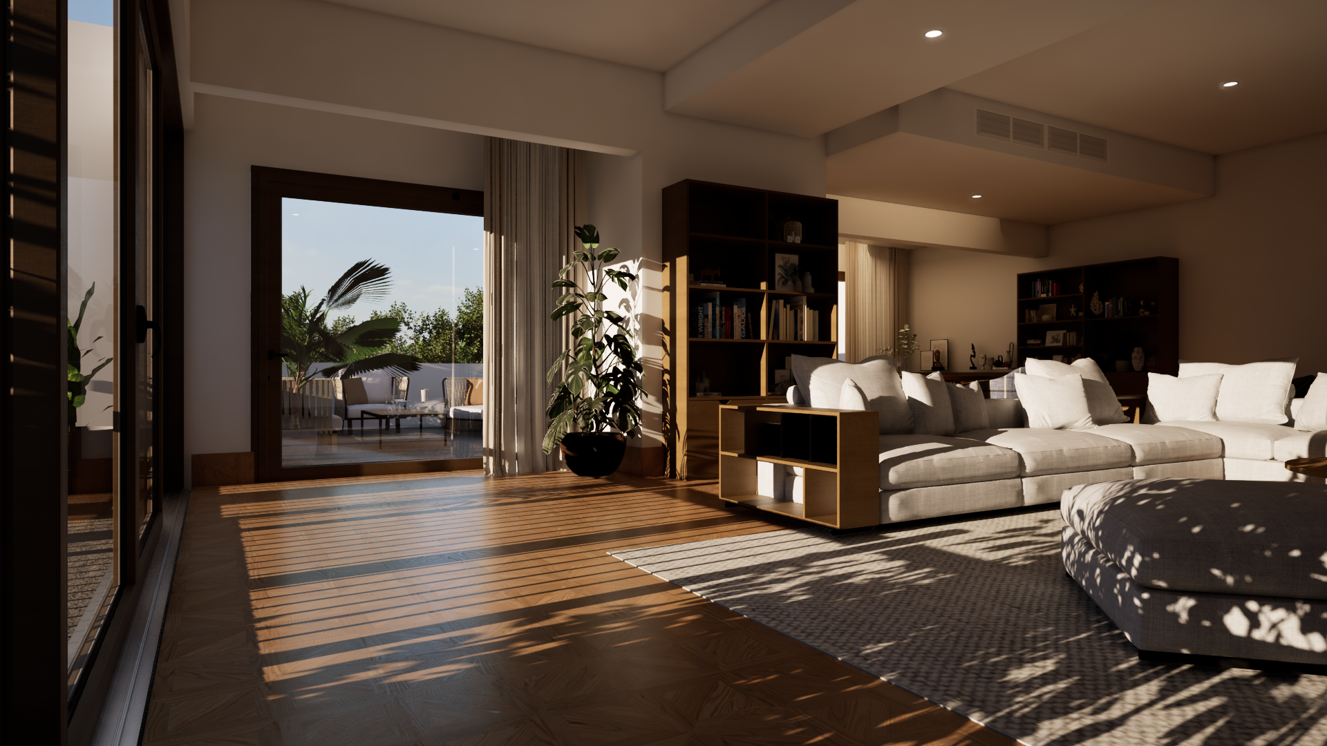 Remodelación de departamento en CDMX: luz natural sin sobrecalentamiento con cancelería de PVC corrediza imagen carrusel 4