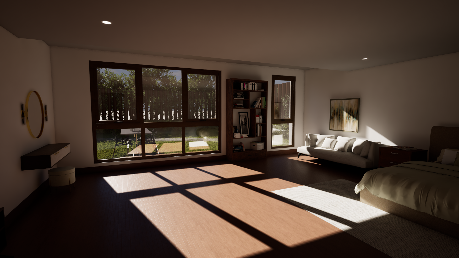 Remodelación de recámara principal en Malinalco | PVC Golden Oak sin mantenimiento imagen carrusel 1