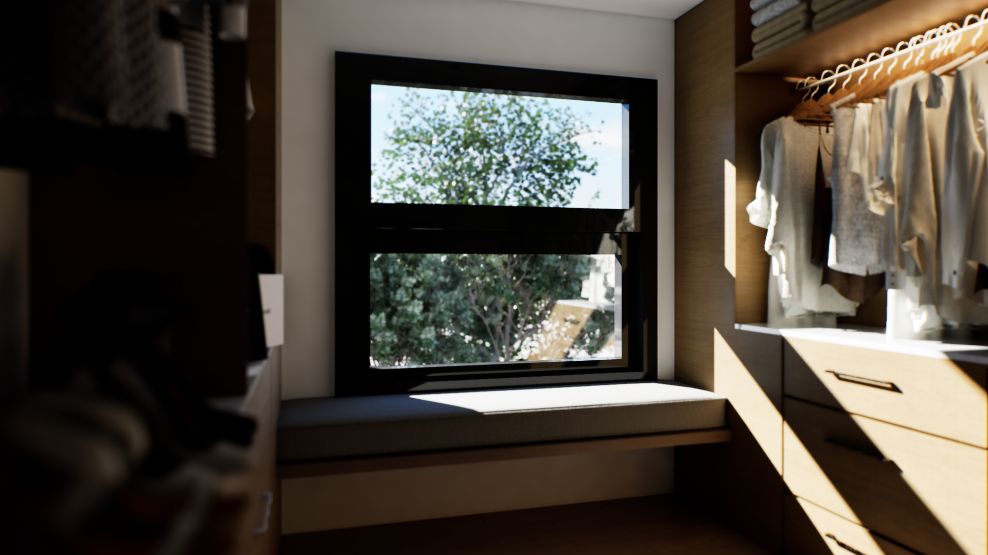Ventana de PVC con Apertura Proyectante para Walk-in Closet: Ventilación Controlada y Máxima Luz sin Humedad imagen carrusel 3